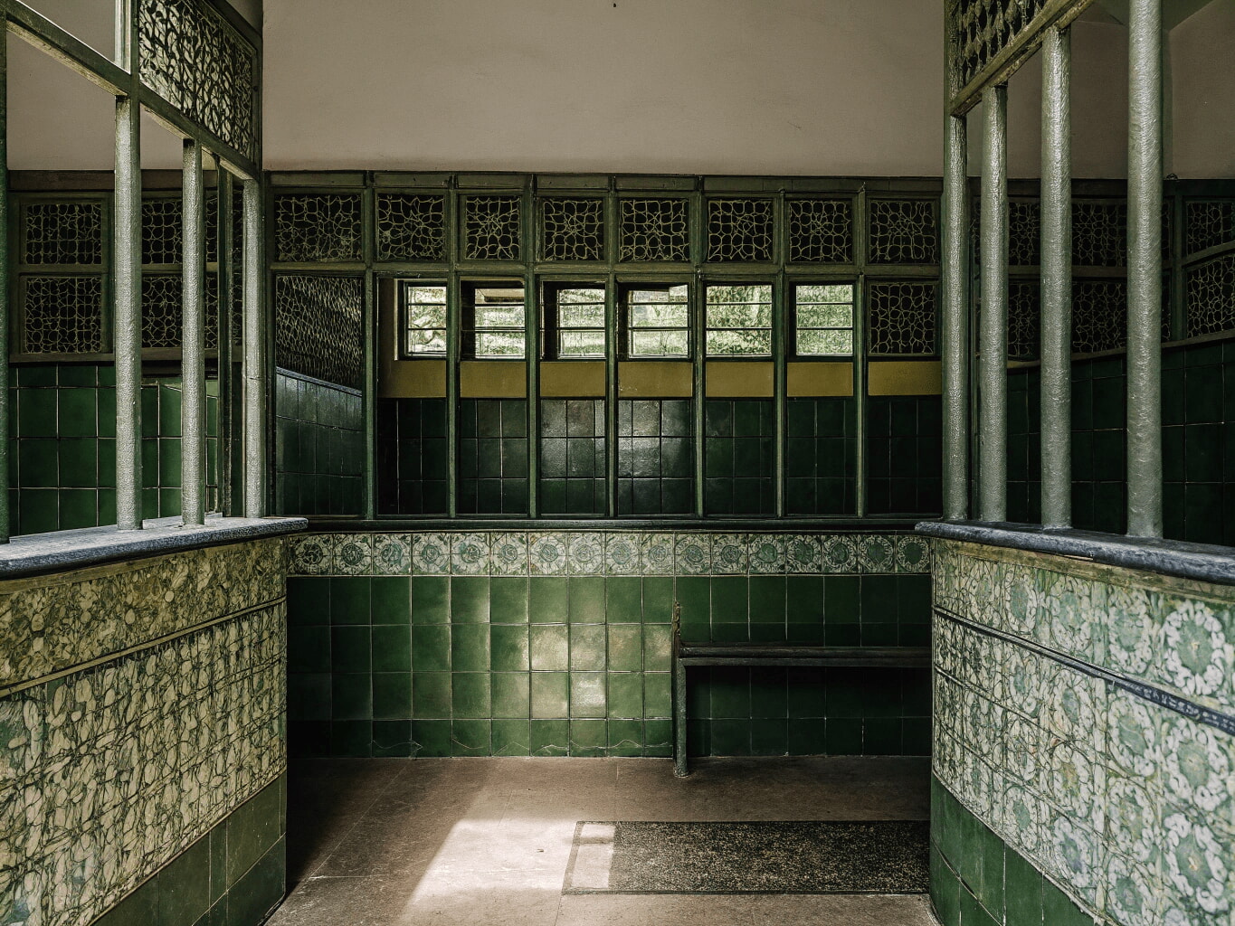 Interior of a small Portuguese post office