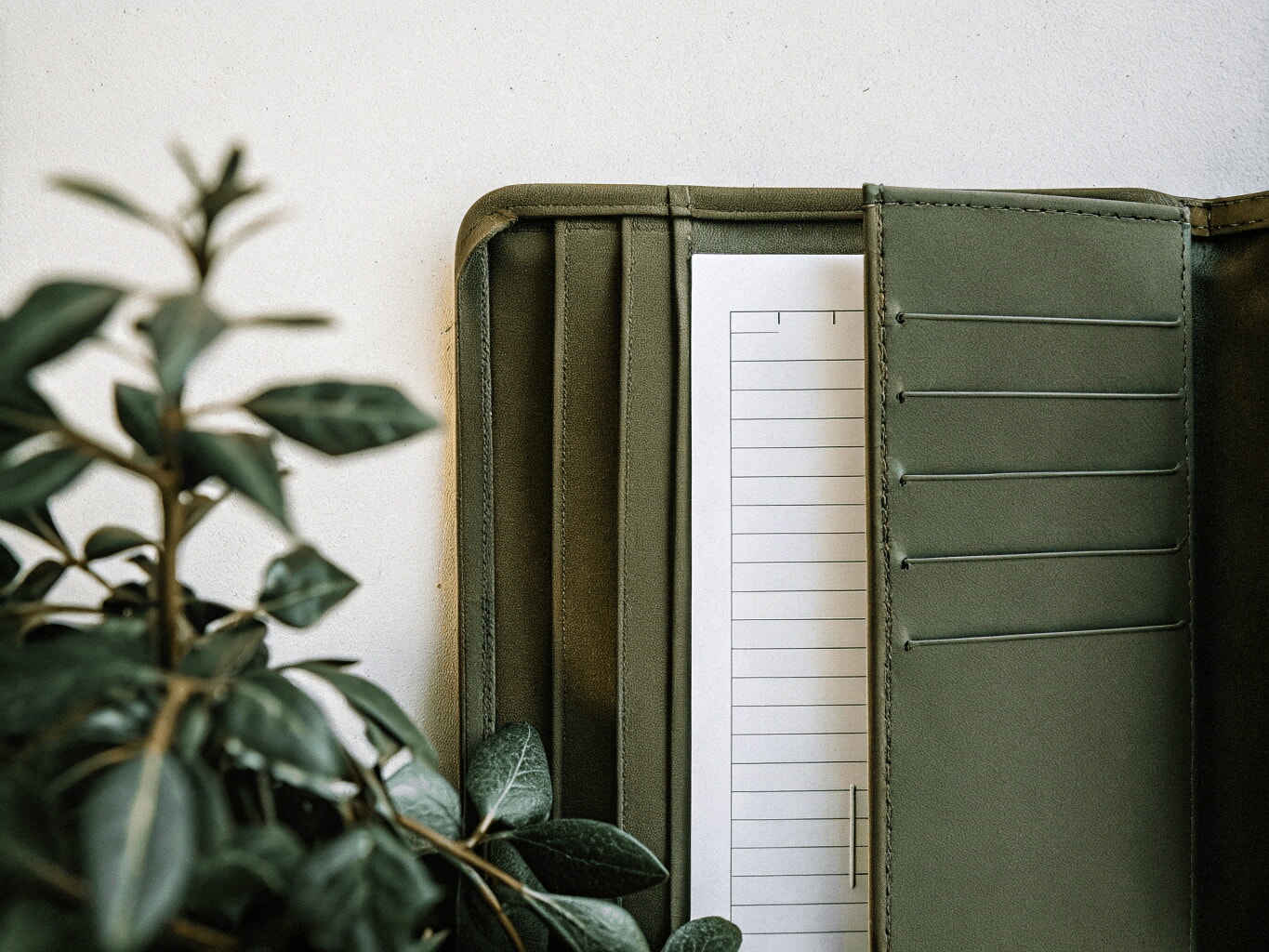 Folder with documents and checklist