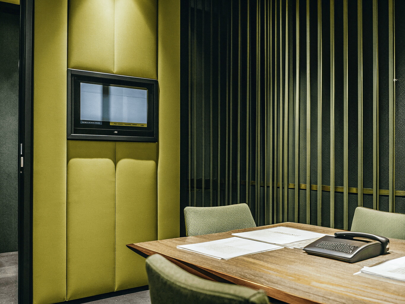 Meeting room in Portuguese bank